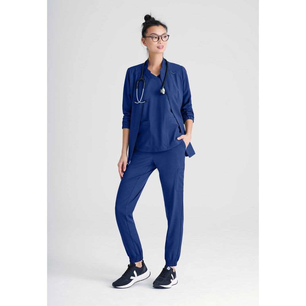 Women's Virtue 3-Pocket Stand-Up Collar CiCLO® Scrub Jacket - GSSW886