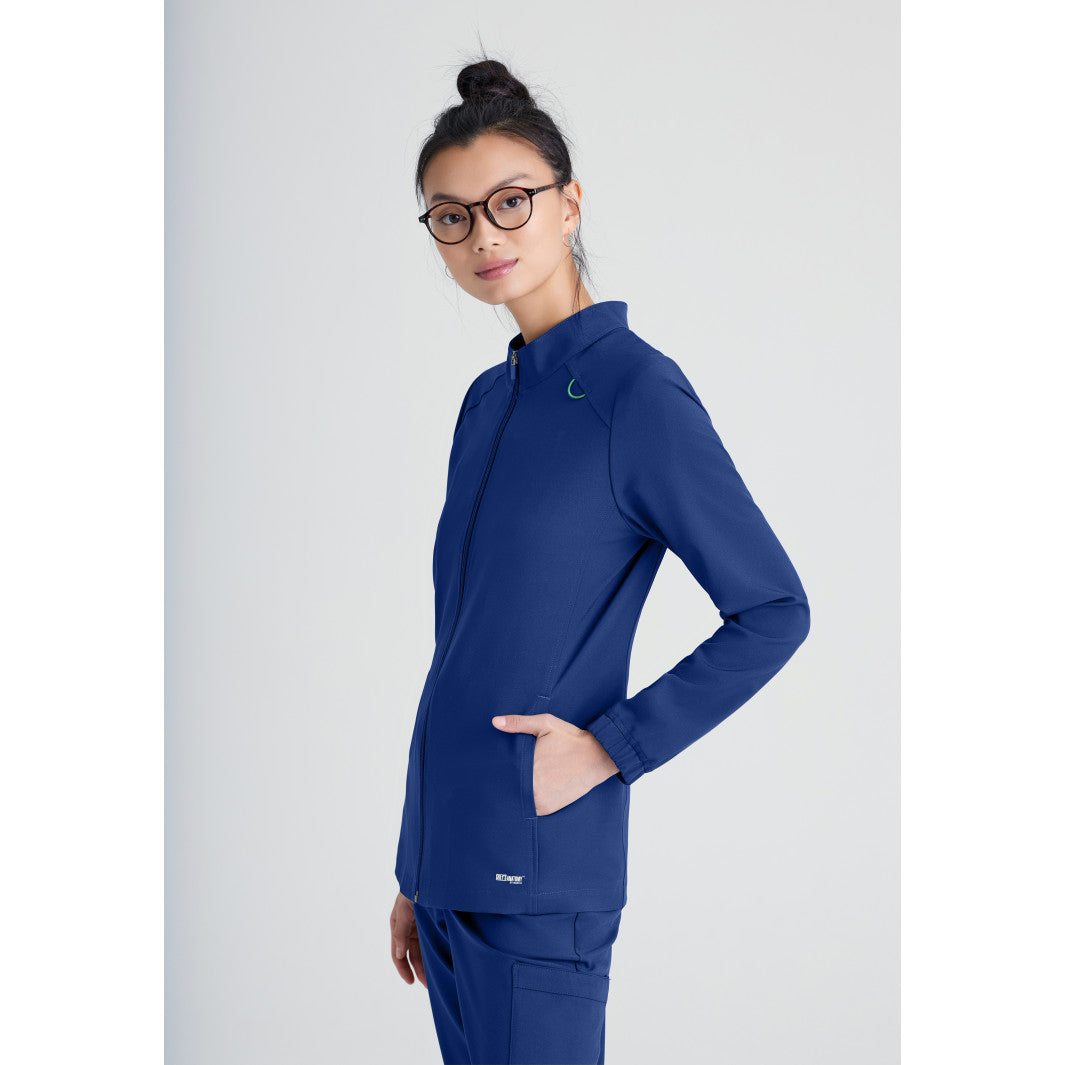 Women's Virtue 3-Pocket Stand-Up Collar CiCLO® Scrub Jacket - GSSW886