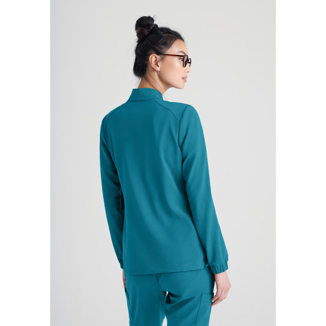 Women's Virtue 3-Pocket Stand-Up Collar CiCLO® Scrub Jacket - GSSW886