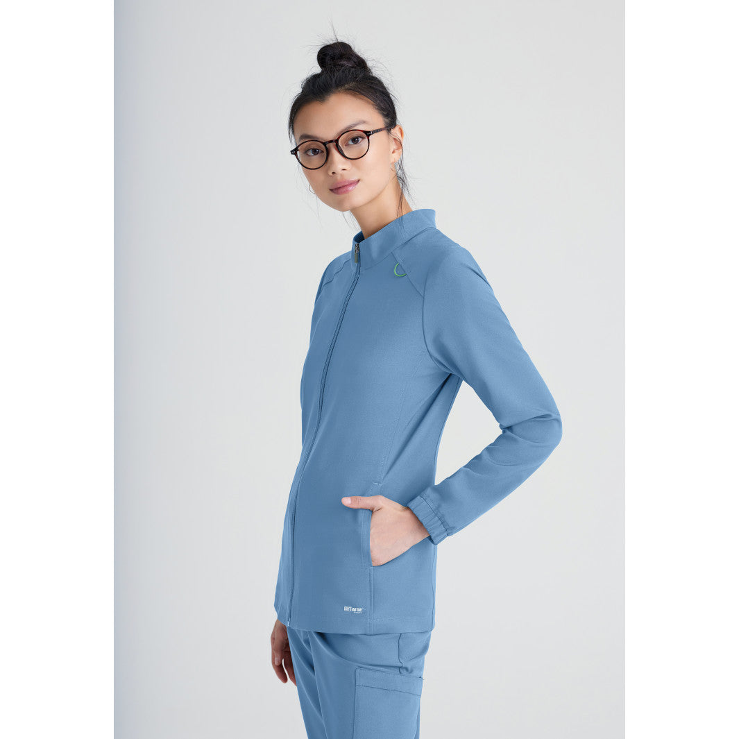 Women's Virtue 3-Pocket Stand-Up Collar CiCLO® Scrub Jacket - GSSW886